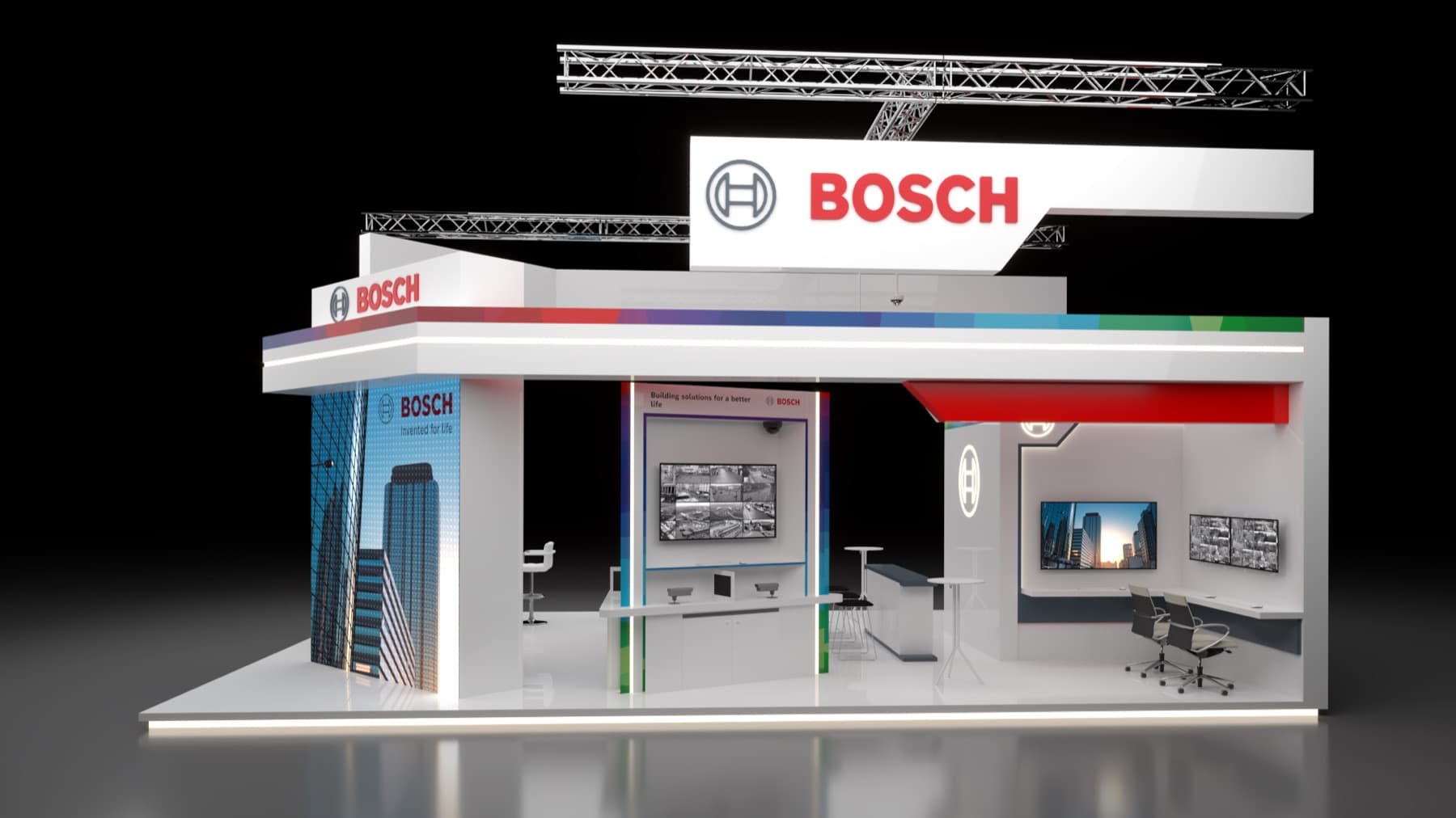 Bosch — Exhibition Booth 3D Render - Image 3